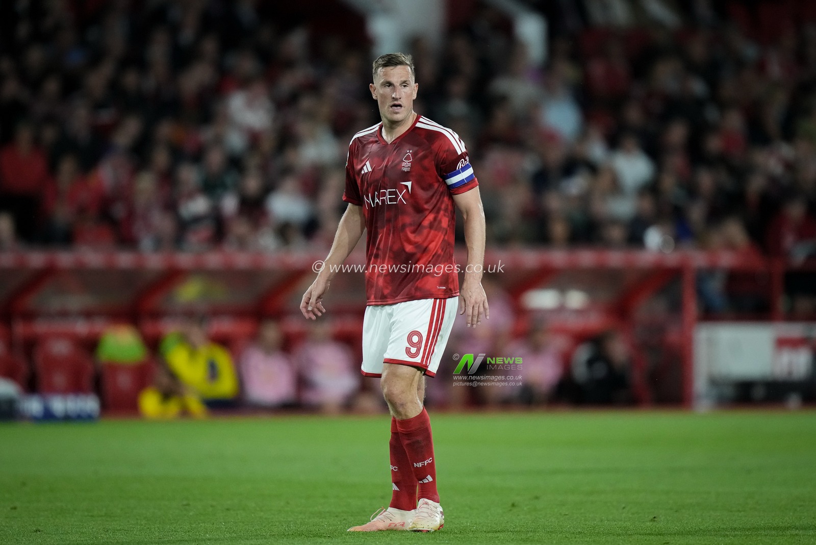 Chris Wood of Nottingham Forest during the Carabao Cup round 2 match Nottingham Forest vs Leeds Rhinos at City Ground, Nottingham, United Kingdom on 25 August 2026

(Photo by Maynard Manyowa/News Images)
