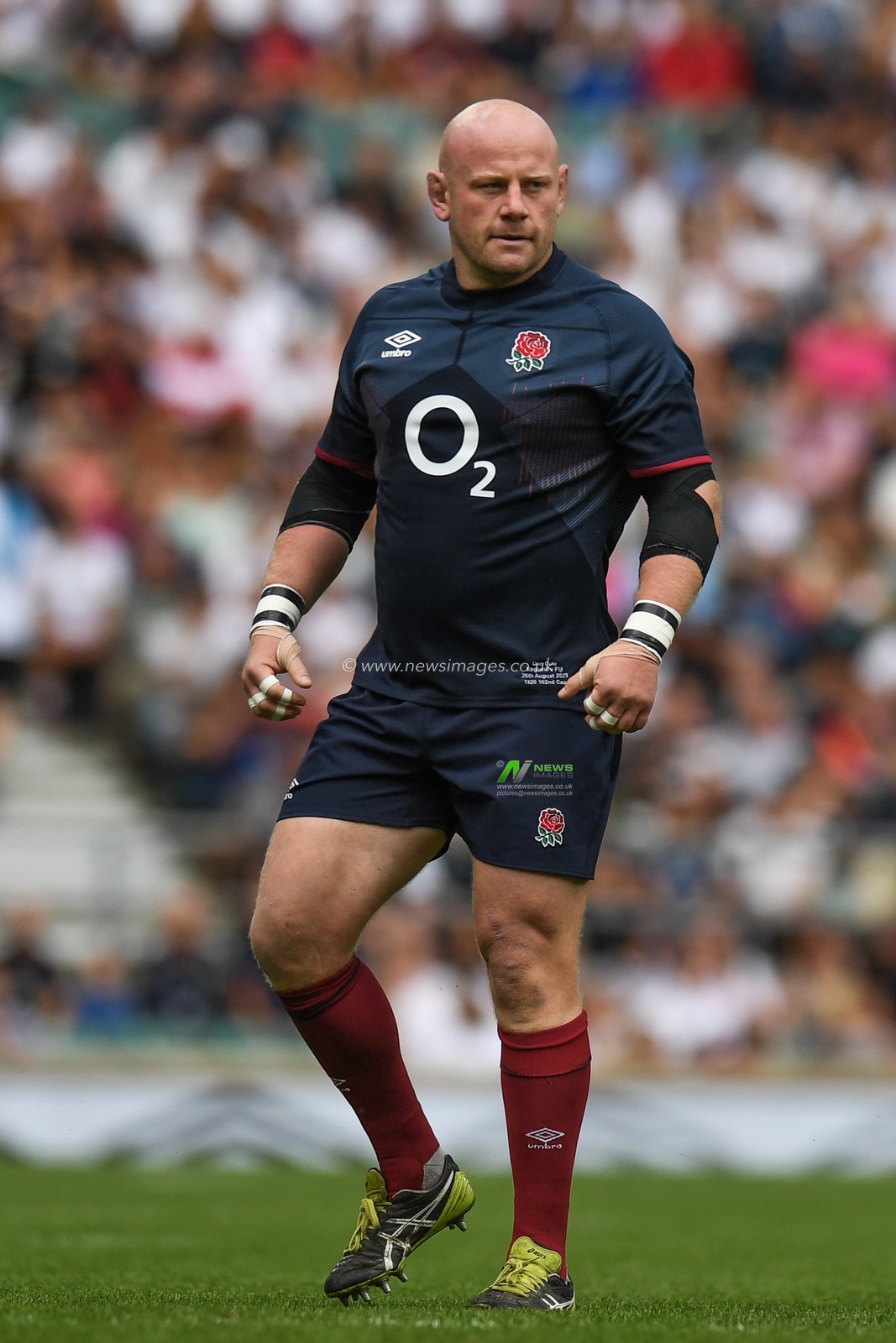 Dan Cole of England during the 2023 Summer Series match England vs Fiji at Twickenham Stadium, Twickenham, United Kingdom, 26th August 2023

(Photo by Mike Jones/News Images)