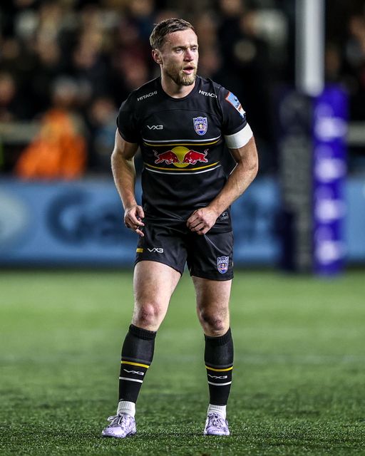 Brett Connon of Newcastle Red Bulls during the Premiership Rugby Cup match Newcastle Red Bulls vs Leicester Tigers at Kingston Park, Newcastle, United Kingdom, 31st October 2025

(Photo by Alfie Cosgrove/News Images)

*** GER AUT SUI OUT ***