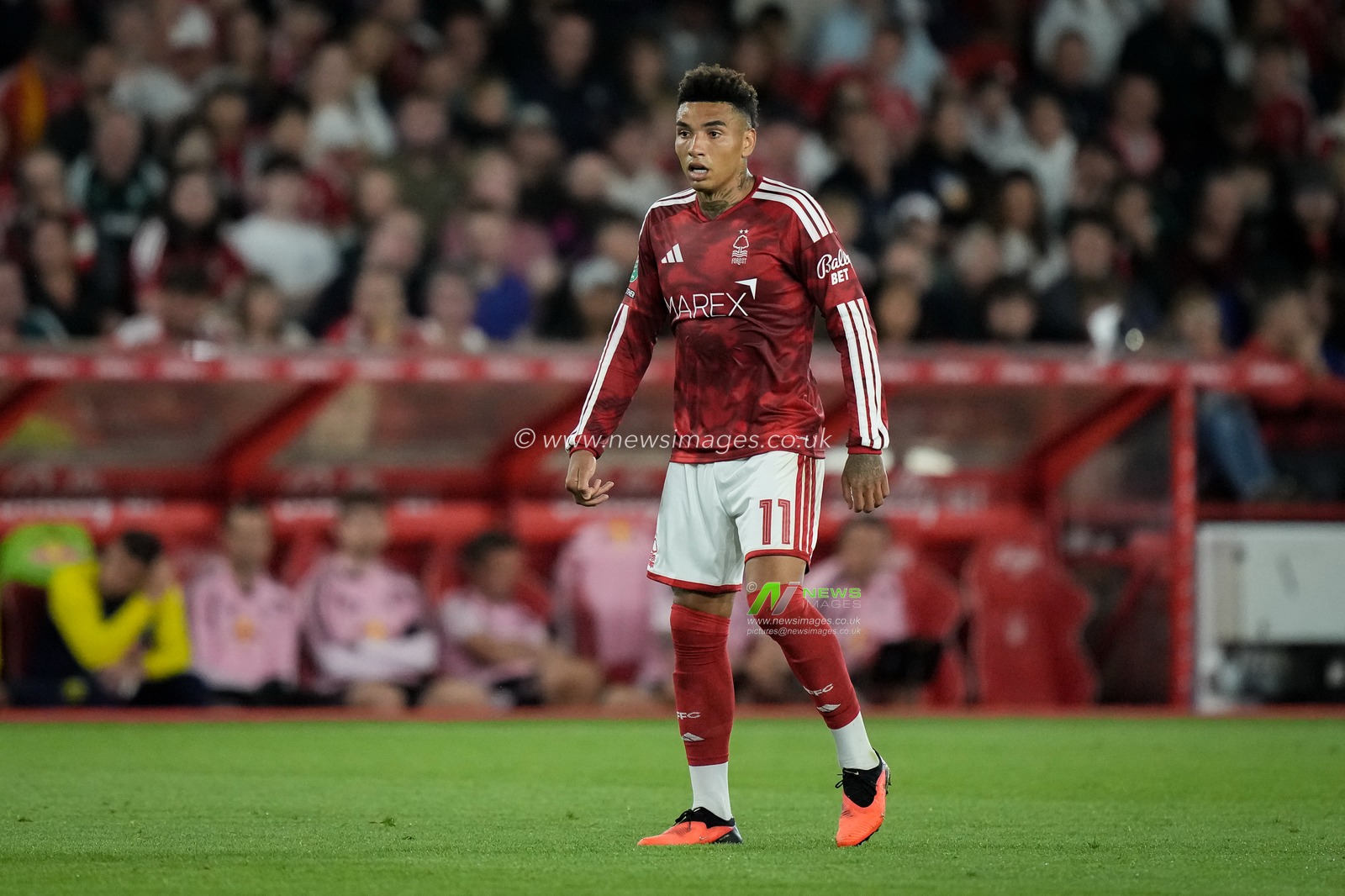 Igor Jesus of Nottingham Forest during the Carabao Cup round 2 match Nottingham Forest vs Leeds Rhinos at City Ground, Nottingham, United Kingdom on 25 August 2026

(Photo by Maynard Manyowa/News Images)
