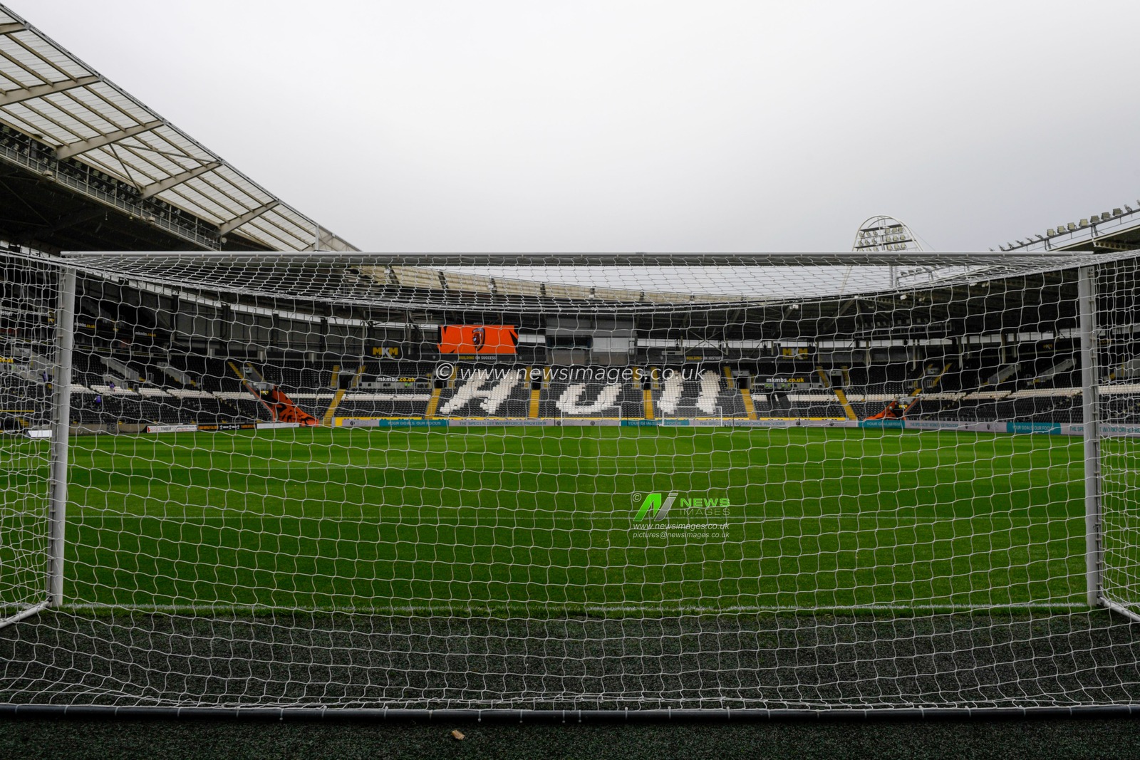 A general view of the MKM stadium, the home of Hull City