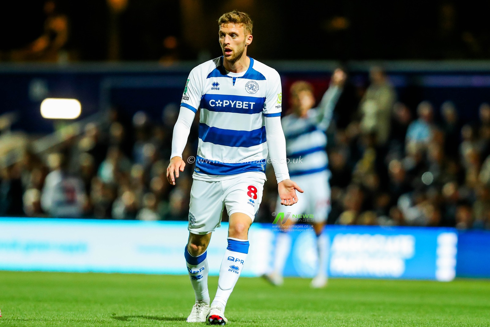 Sam Field of Queens Park Rangers in action during the Carabao Cup match Queens Park Rangers vs Crystal Palace at Kiyan Prince Foundation Stadium, London, United Kingdom, 17th September 2024

(Photo by Izzy Poles/News Images)