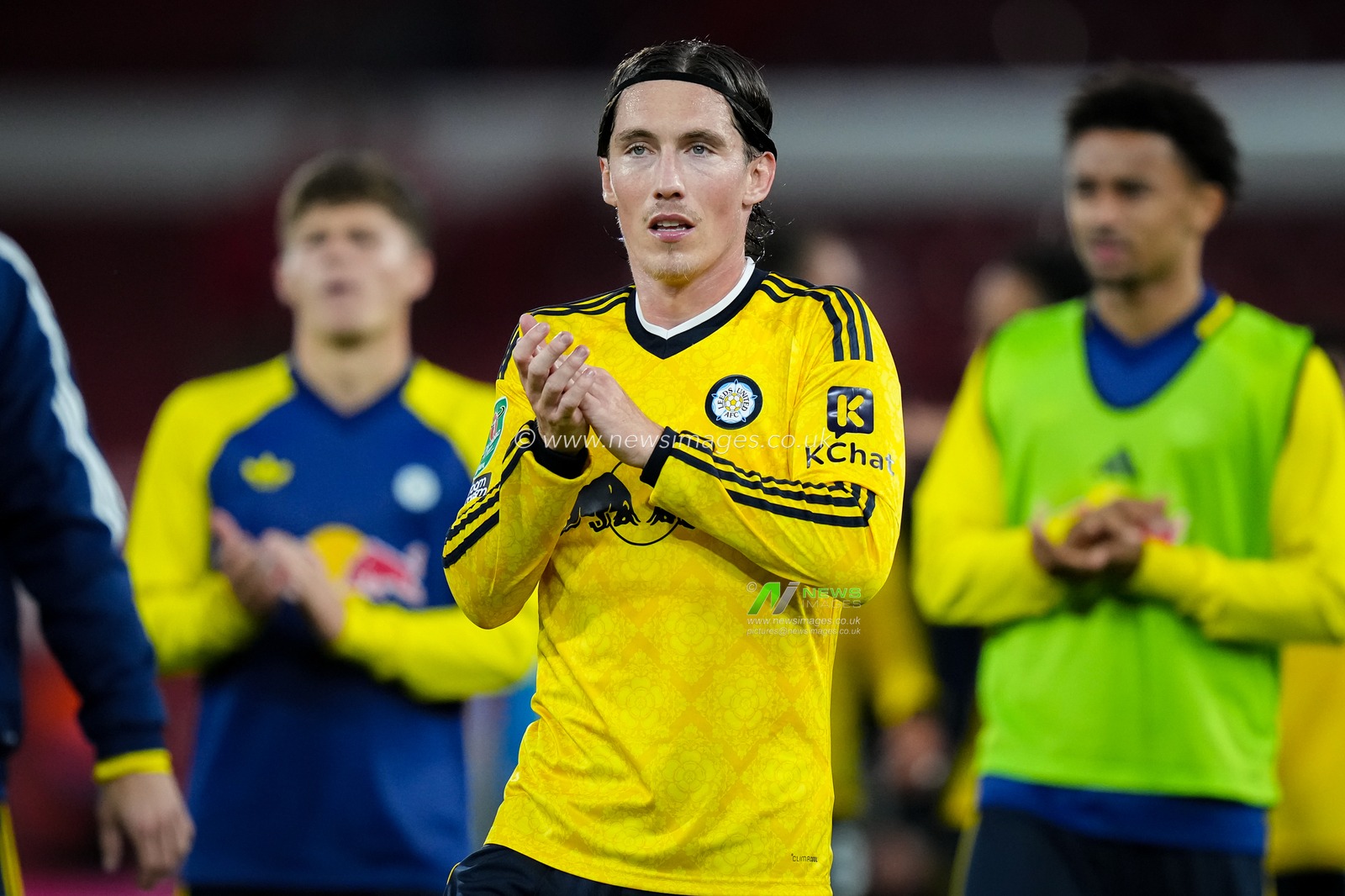Harry Wilson of Leeds United applauds the fans after the final whistle  during the Carabao Cup round 2 match Nottingham Forest vs Leeds Rhinos at City Ground, Nottingham, United Kingdom on 25 August 2026

(Photo by Maynard Manyowa/News Images)