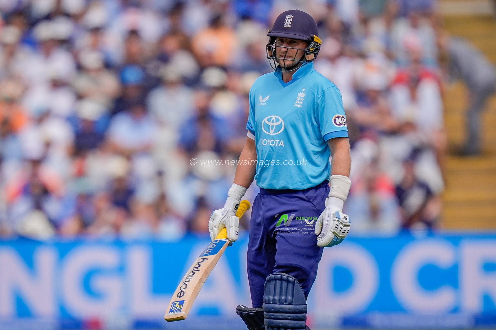 Joe Root of England during the 1st Metro Bank ODI match England vs India at Edgbaston, Birmingham, United Kingdom on 14 July 2026

(Photo by Maynard Manyowa/News Images)