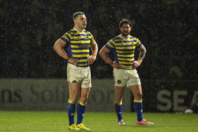 George Williams of Warrington Wolves during the Pre Season match Warrington Wolves vs Leigh Leopards at Halliwell Jones Stadium, Warrington, United Kingdom, 30th January 2026

(Photo by Mark Cosgrove/News Images)
