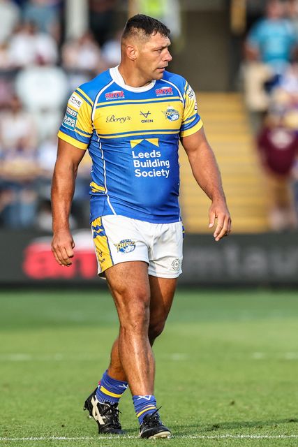 Ryan Hall of Leeds Rhinos during the Betfred Super League round 19 match Leeds Rhinos vs Salford Red Devils at Headingley Stadium, Leeds, United Kingdom, 18th July 2025

(Photo by Alfie Cosgrove/News Images)