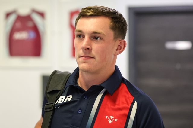 Jack Broadbent of Hull KR arrives during the Betfred Super League Round 20 Salford Red Devils vs Hull KR at Salford Community Stadium, Eccles, United Kingdom, 31st July 2025

(Photo by Mark Cosgrove/News Images)