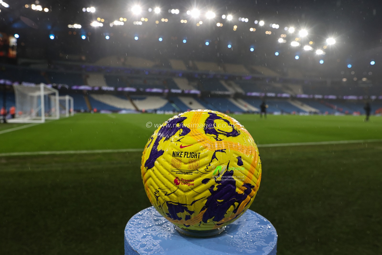 The match ball during the Premier League match Manchester City vs Brentford at Etihad Stadium, Manchester, United Kingdom, 20th February 2024

(Photo by Mark Cosgrove/News Images)