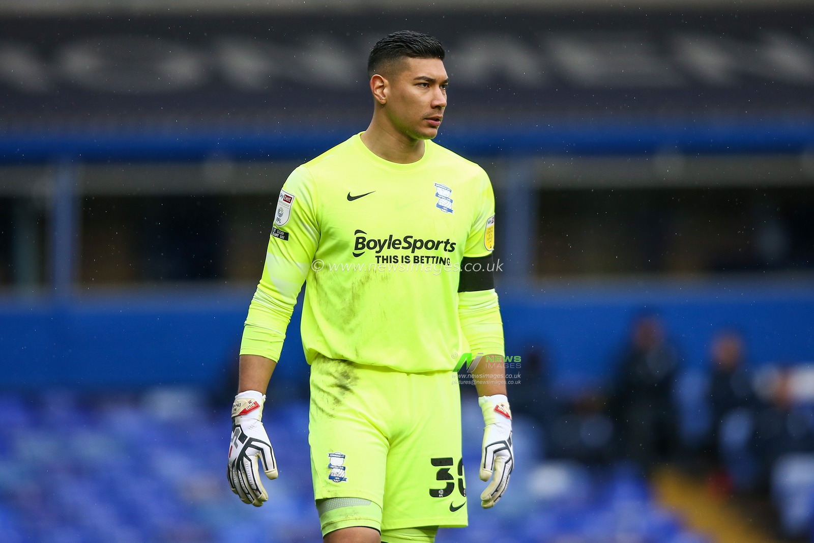 Neil Etheridge #30 of Birmingham City during the game against Stoke City