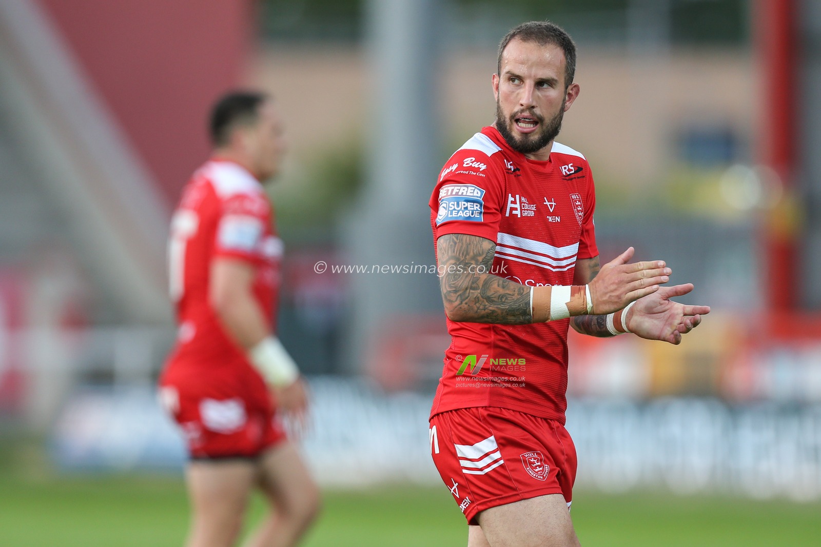 Ben Crooks (2) of Hull KR during the game