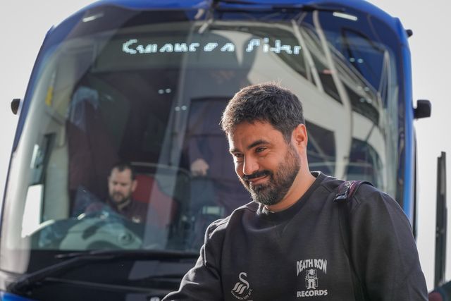 Vitor Matos manager of Swansea City arrives at the stadium prior to kick off during the Sky Bet Championship match Derby County vs Swansea City at Pride Park Stadium, Derby, United Kingdom on 14 February 2026

(Photo by Maynard Manyowa/News Images)
