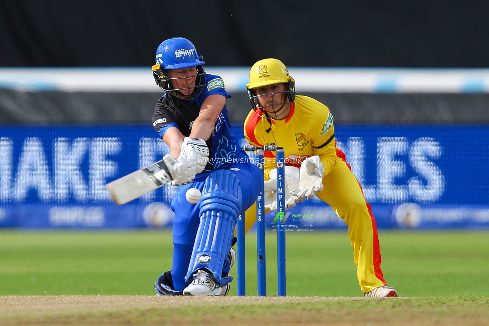 Meg Lanning of London Spirit hits the ball for four runs during the The Hundred match Trent Rockets Women vs London Spirit Women at Trent Bridge, Nottingham, United Kingdom, 7th August 2024

(Photo by Izzy Poles/News Images)