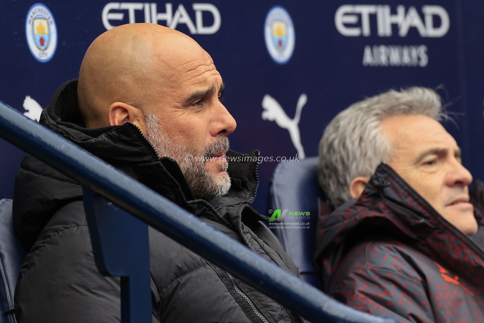 Pep Guardiola the Manchester City manager ahead of the Premier League match Manchester City vs Everton at Etihad Stadium, Manchester, United Kingdom, 10th February 2024

(Photo by Conor Molloy/News Images)