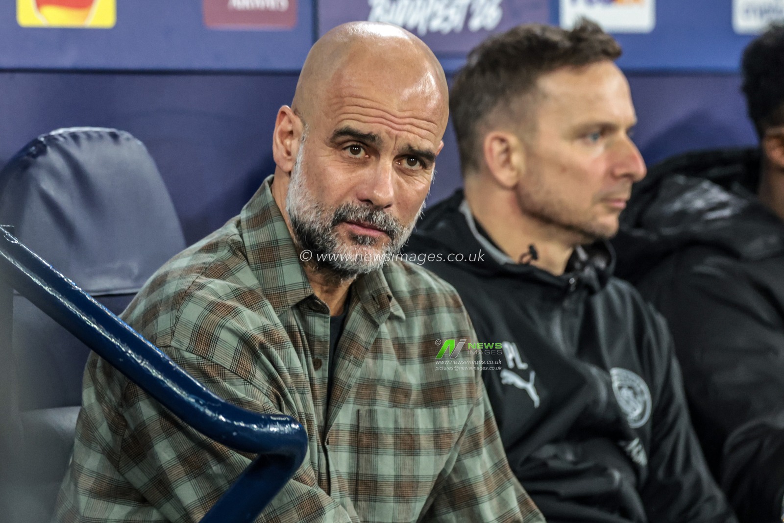 Pep Guardiola manager of Manchester City during the UEFA Champions League last 16 second leg match Manchester City vs Real Madrid at The City of Manchester Stadium, Manchester, United Kingdom on 17 March 2026

(Photo by Mark Cosgrove/News Images)