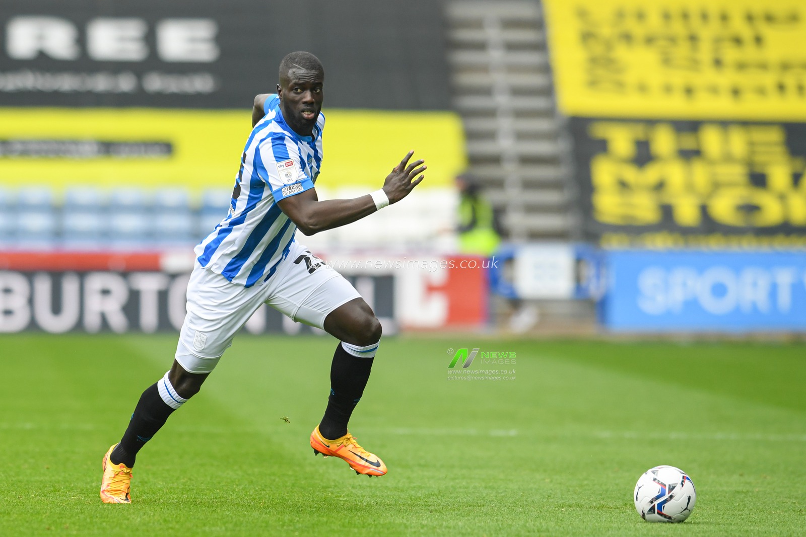Mouhamadou-Naby Sarr #23 of Huddersfield Town in action during the game