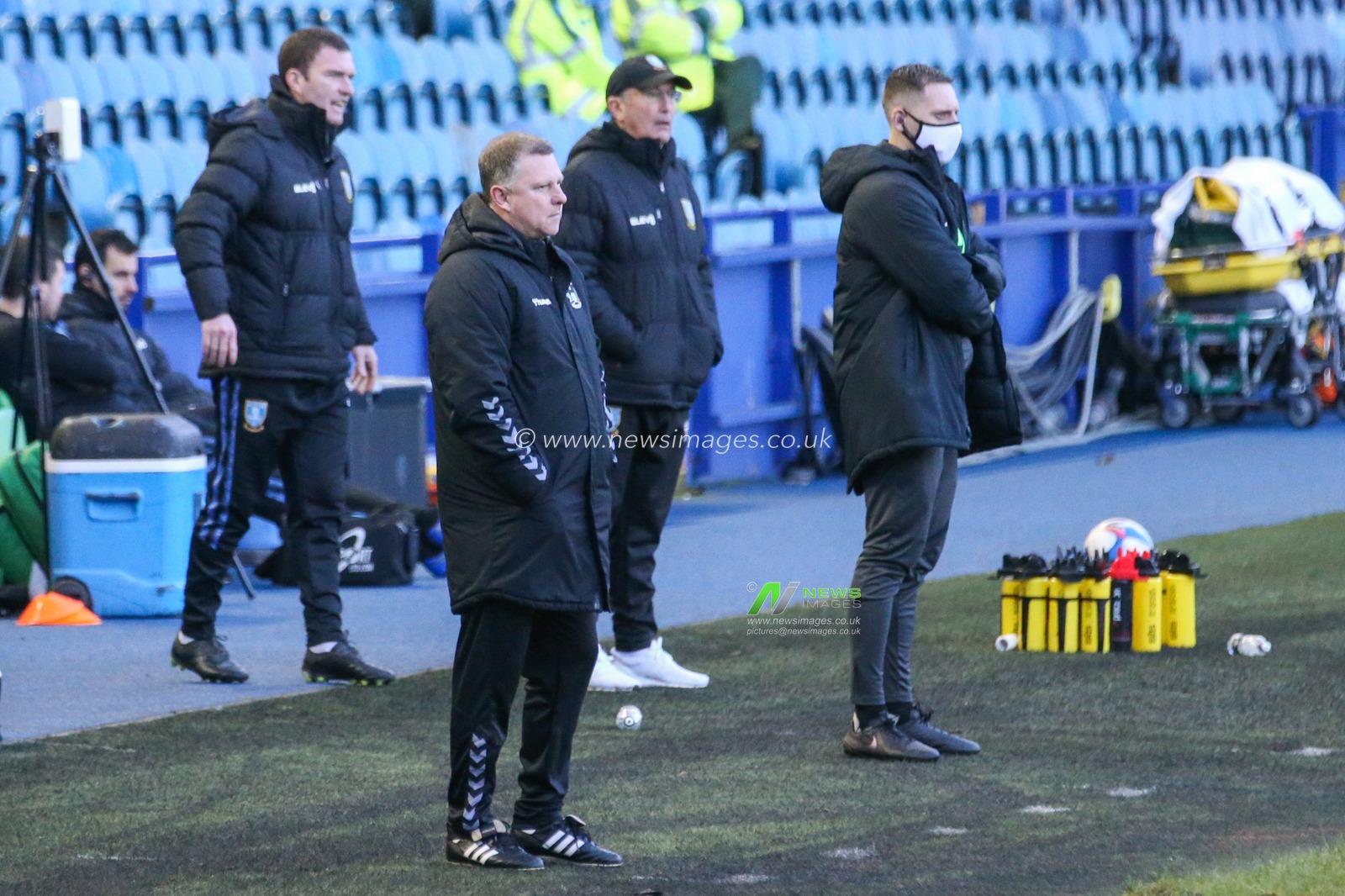 Mark Robins manager of Coventry City during the game