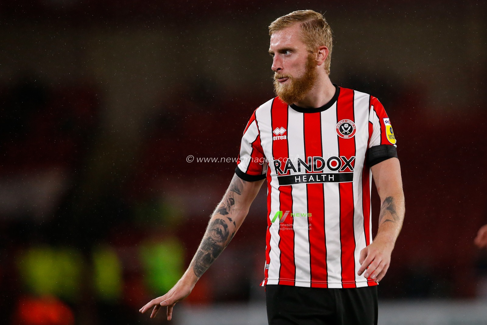 Oliver McBurnie #9 of Sheffield United during the Sky Bet Championship match Sheffield United vs Queens Park Rangers at Bramall Lane, Sheffield, United Kingdom, 4th October 2022

(Photo by Ben Early/News Images)