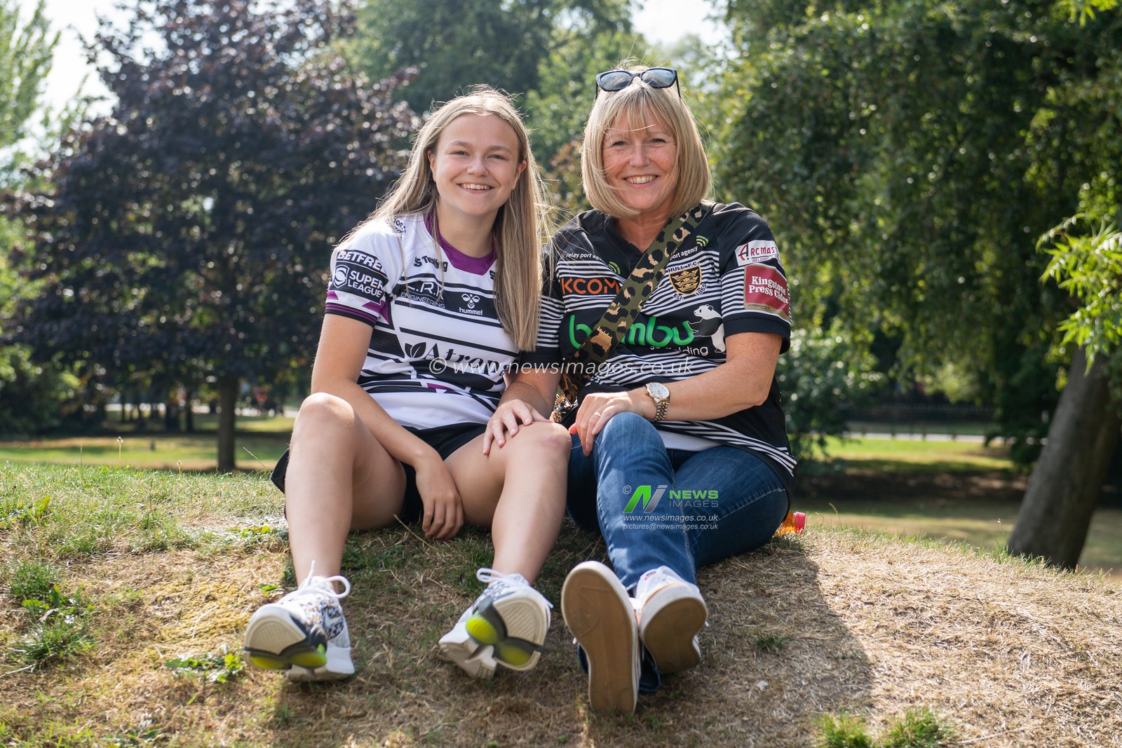 Hull FC fans begin to arrive at the MKM Stadium ahead of the Hull Derby, Hull, United Kingdom, 3rd September 2022

(Photo by Craig Thomas/News Images)
