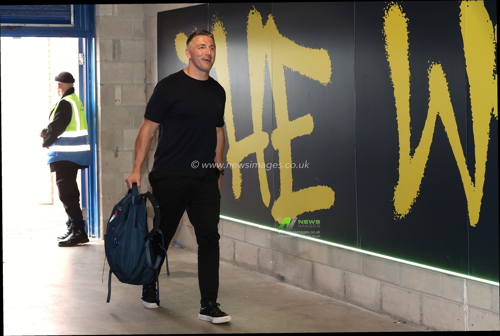 Sam Burgess manager of Warrington arrives during the Betfred Super League round 15 match Warrington Wolves vs Leeds Rhinos at The Halliwell Jones Stadium, Warrington, United Kingdom on 18 June 2026

(Photo by Alfie Cosgrove/News Images)