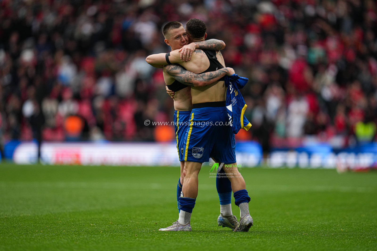 After the Sky Bet League 2 Playoff Final match AFC Wimbledon vs Walsall at Wembley Stadium, London, United Kingdom, 26th May 2025

(Photo by Harvey Murphy/News Images)