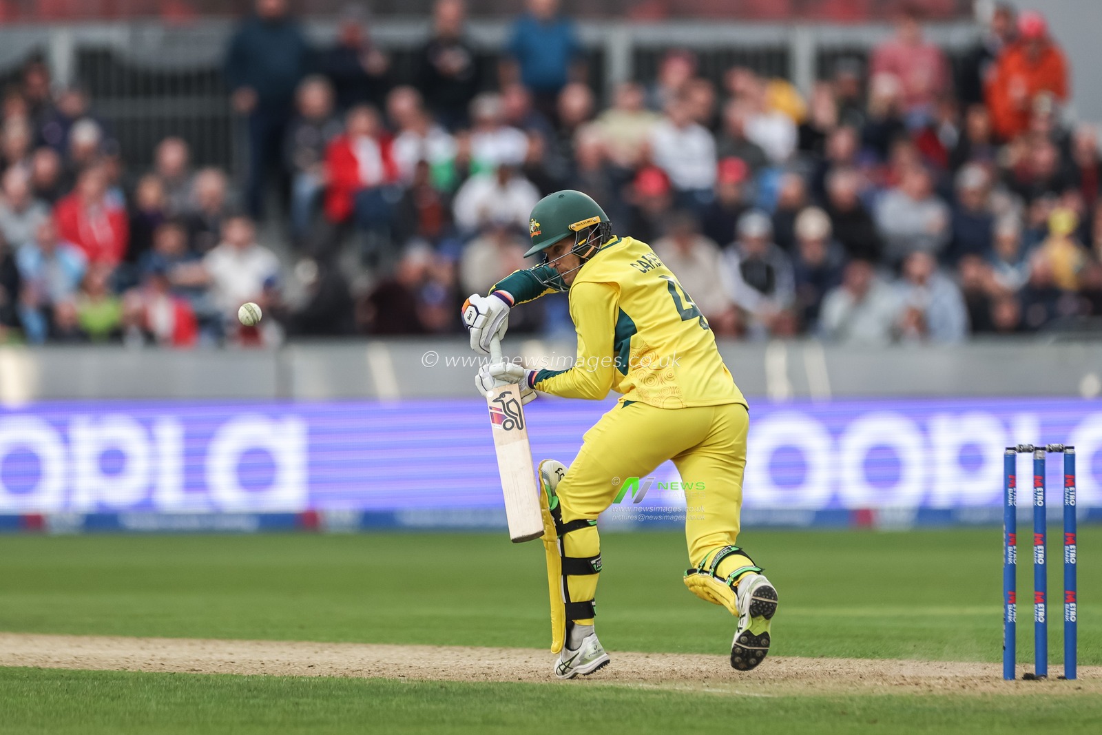 Alex Carey of Australia with a dab-scoop for a boundary, four runs during the Third Metro Bank One Day International match England vs Australia at The Seat Unique Riverside, Chester-le-street, United Kingdom, 24th September 2024

(Photo by Mark Cosgrove/News Images)