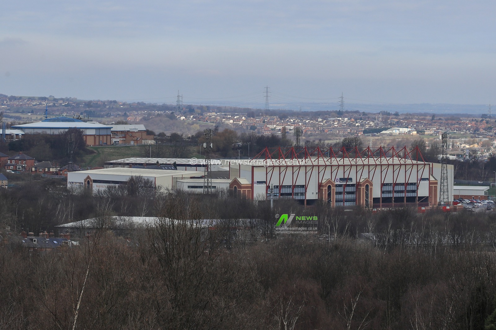 A general view of Oakwell ahead of this afternoons South Yorkshire derby, Barnsley v Sheffield Wednesday