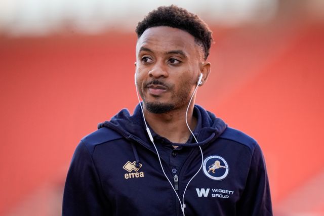 Thierno Ballo of Millwall inspects the pitch prior to kick off during the Sky Bet Championship match Stoke City vs Millwall at Bet365 Stadium, Stoke On Trent, United Kingdom on 21 April 2026

(Photo by Maynard Manyowa/News Images)