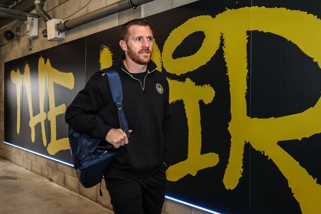 Marc Sneyd of Warrington Wolves arrives during the Betfred Super League round 7 match Warrington Wolves vs Leigh Leopards at The Halliwell Jones Stadium, Warrington, United Kingdom on 04 April 2026

(Photo by Alfie Cosgrove/News Images)