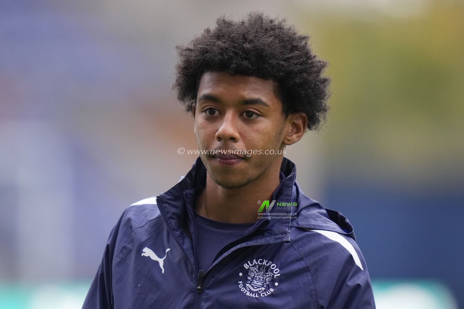 Tayt Trusty arrives at the stadium before the Sky Bet Championship match Wigan Athletic vs Blackpool at DW Stadium, Wigan, United Kingdom, 12th November 2022

(Photo by Steve Flynn/News Images)