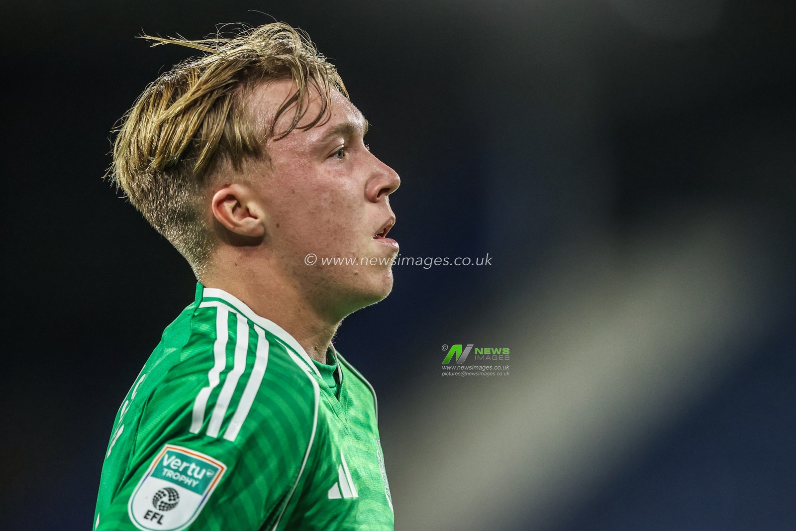 Alfie Harrison of Newcastle United during the The Vertu Trophy match Huddersfield Town vs Newcastle United U21 at Accu Stadium, Huddersfield, United Kingdom, 2nd September 2025

(Photo by Alfie Cosgrove/News Images)
