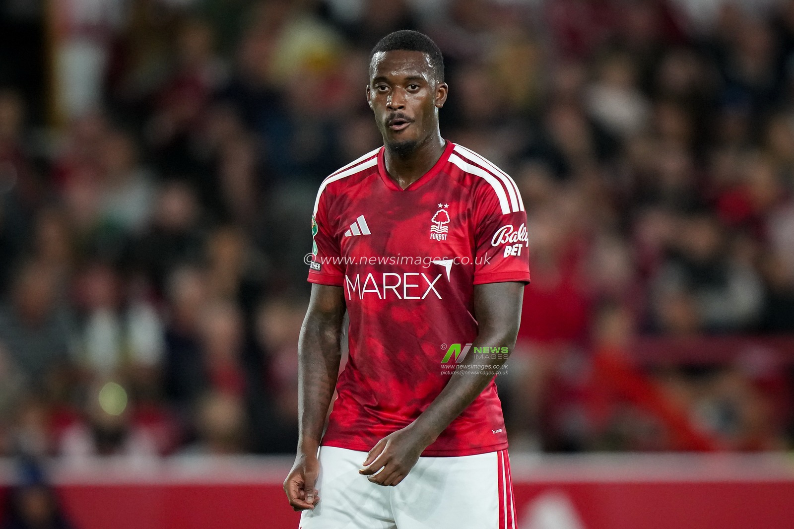 Callum Hudson-Odoi of Nottingham Forest  during the Carabao Cup round 2 match Nottingham Forest vs Leeds Rhinos at City Ground, Nottingham, United Kingdom on 25 August 2026

(Photo by Maynard Manyowa/News Images)