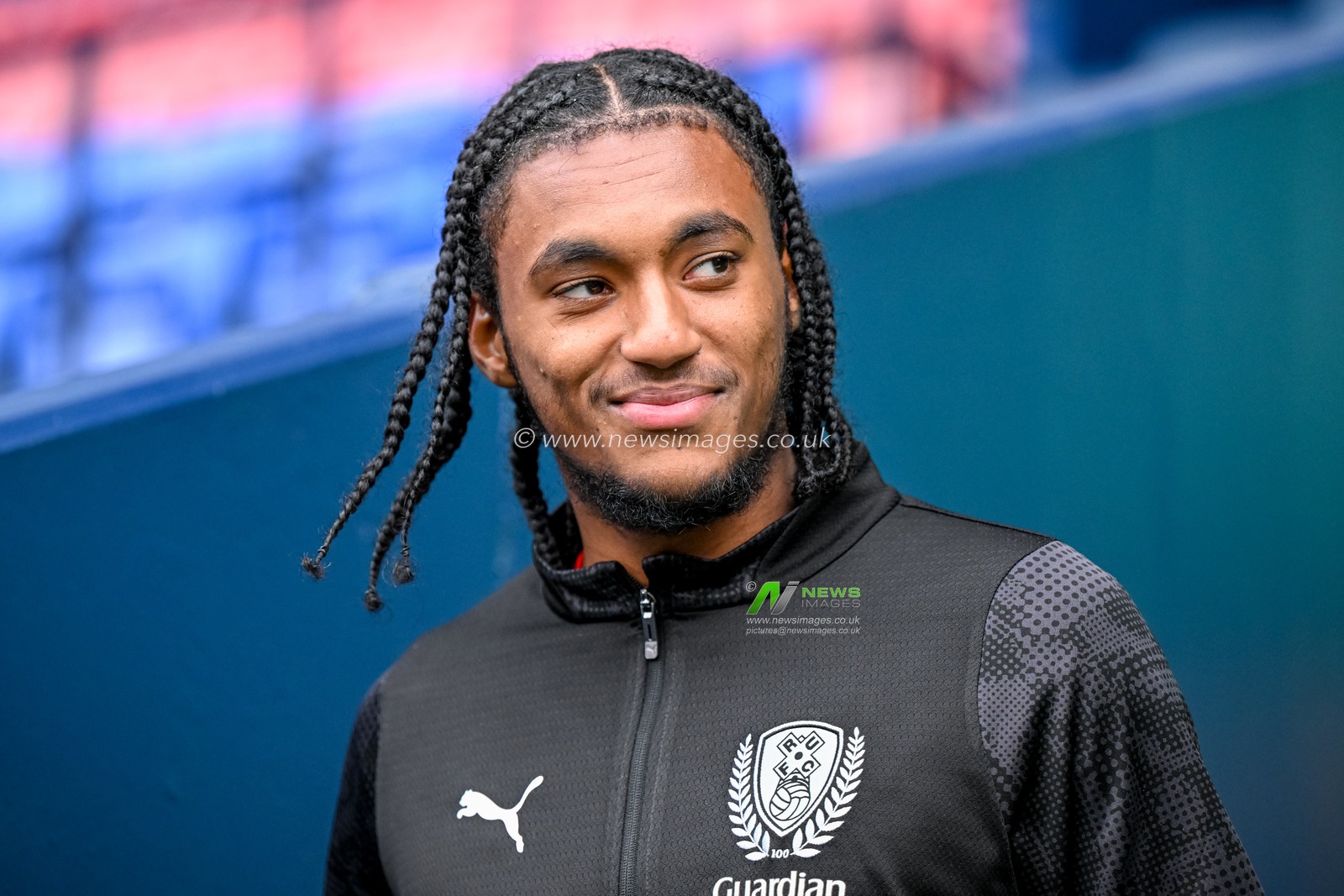 Lenny Agbaire of Rotherham United  walking in prior to the The Vertu Trophy match Bolton Wanderers vs Rotherham United at Toughsheet Community Stadium, Bolton, United Kingdom, 2nd September 2025

(Photo by Adam Gee/News Images)