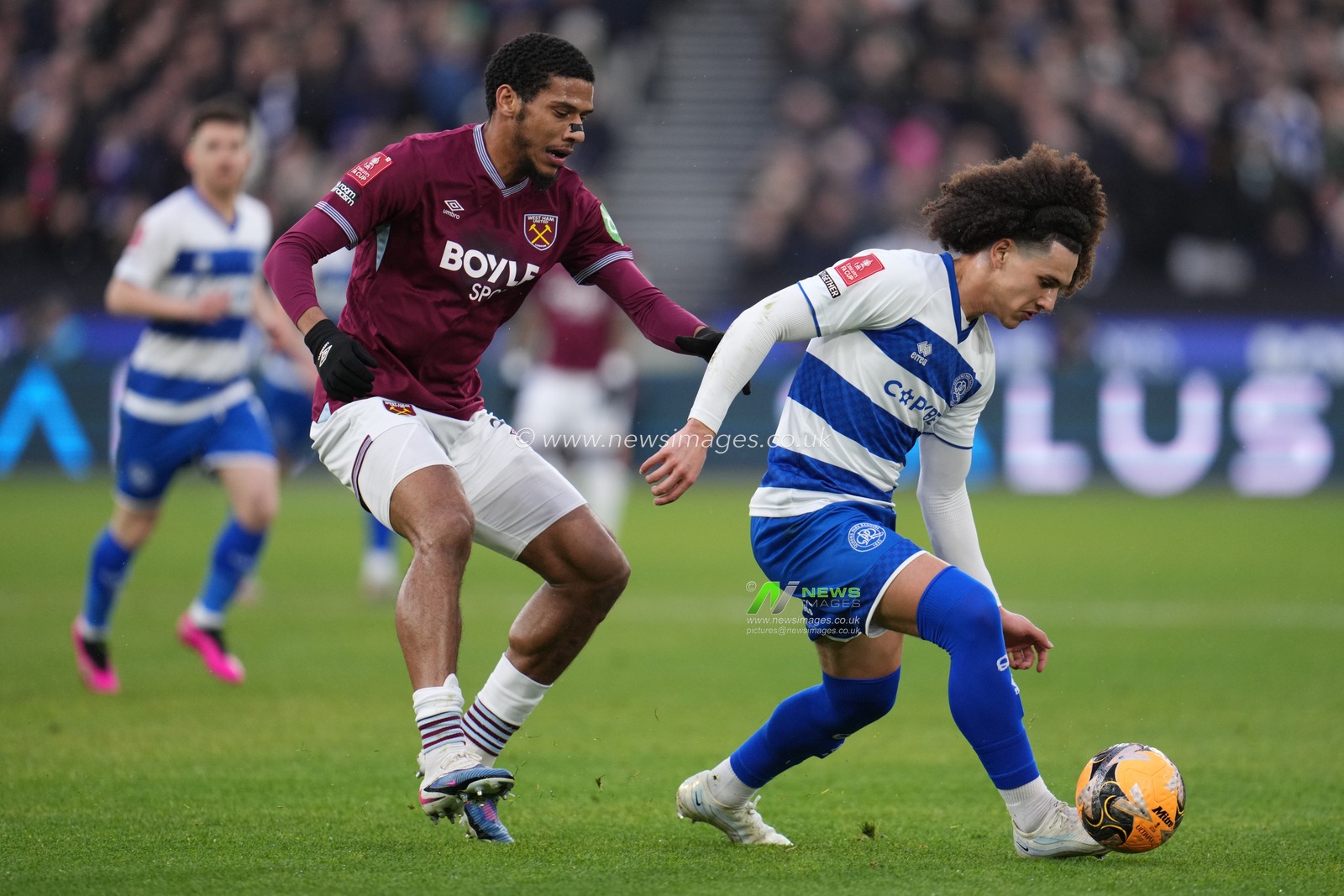 during the Emirates FA Cup Third Round match West Ham United vs Queens Park Rangers at London Stadium, London, United Kingdom, 11th January 2026

(Photo by Harvey Murphy/News Images)