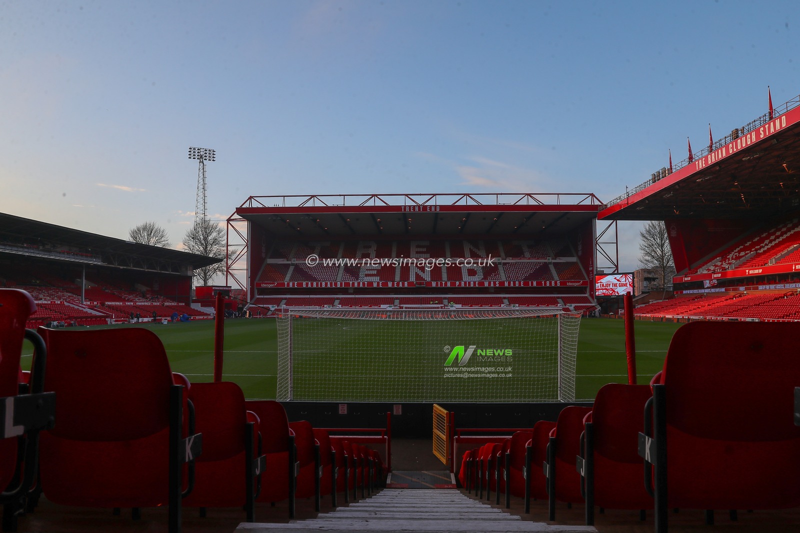 A general view inside of the City Ground, home of Nottingham Forest ahead of the Premier League match Nottingham Forest vs Everton at City Ground, Nottingham, United Kingdom, 2nd December 2023

(Photo by Gareth Evans/News Images)