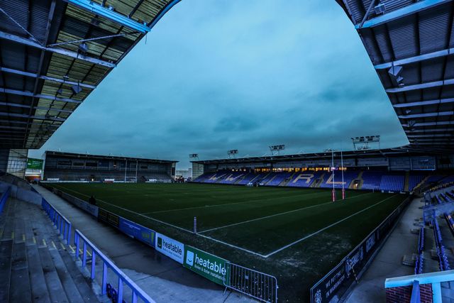 A general view of Halliwell Jones Stadium ahead of the Betfred Challenge Cup match Warrington Wolves vs Sheffield Eagles at The Halliwell Jones Stadium, Warrington, United Kingdom on 06 February 2026

(Photo by Alfie Cosgrove/News Images)