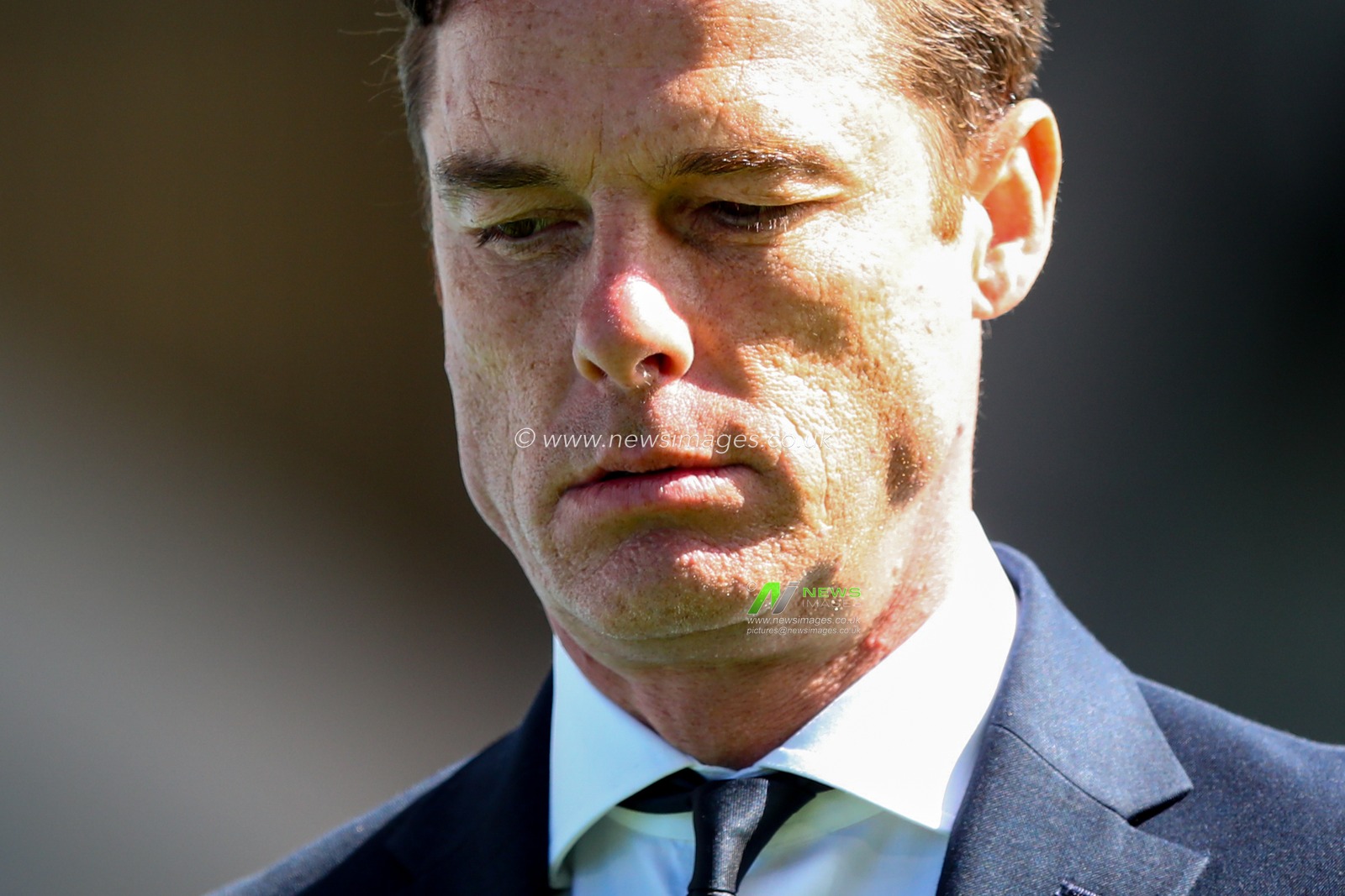 Scott Parker manager of Burnley arrives ahead of the Premier League match Burnley vs Brighton & Hove Albion at Turf Moor, Burnley, United Kingdom on 11 April 2026

(Photo by Jorge Horsted/News Images)