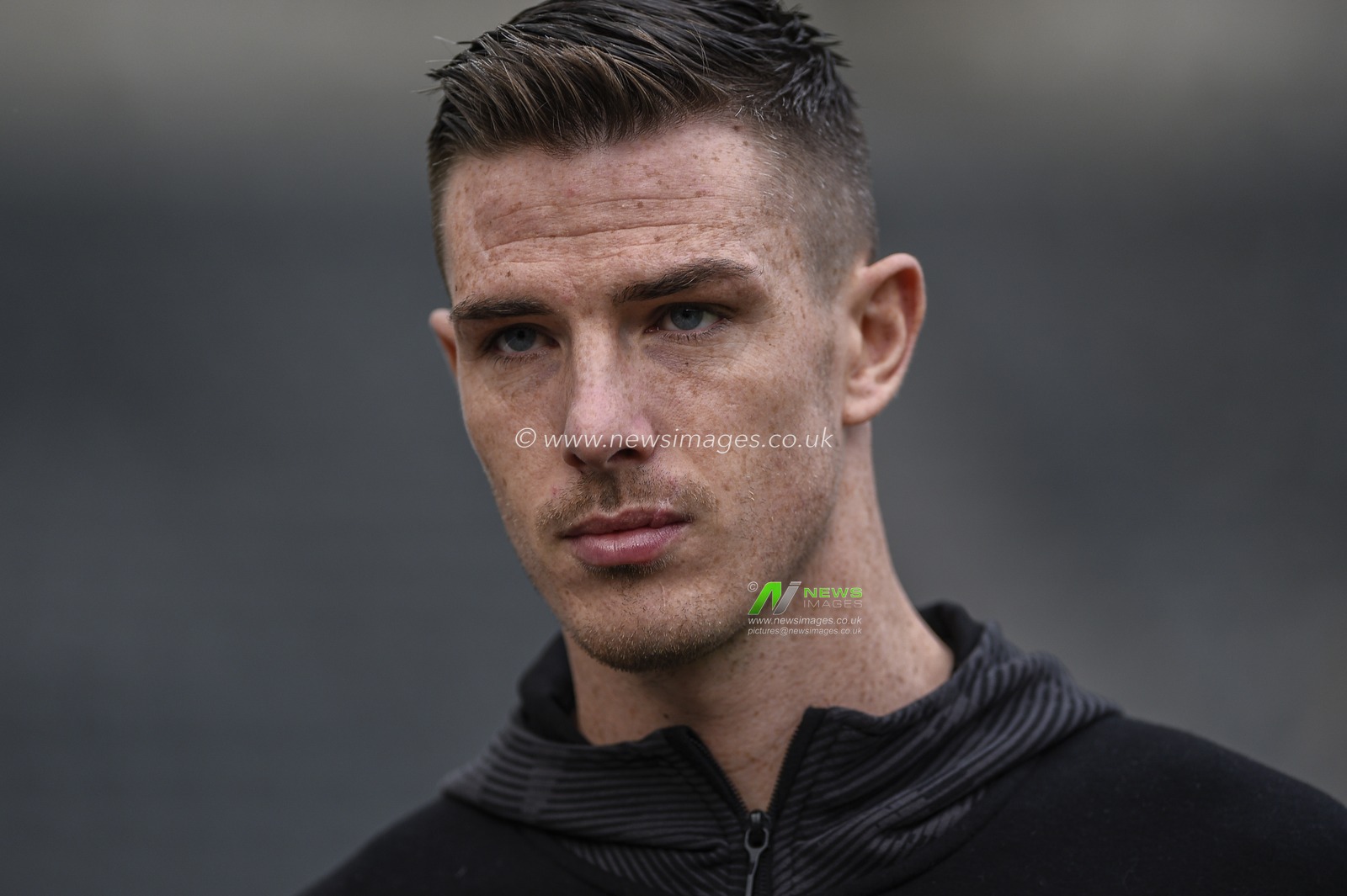 1st February 2020, St. James's Park, Newcastle, England; Premier League, Newcastle United v Norwich City : Ciaran Clark (2) of Newcastle United arrives at St. James' Park