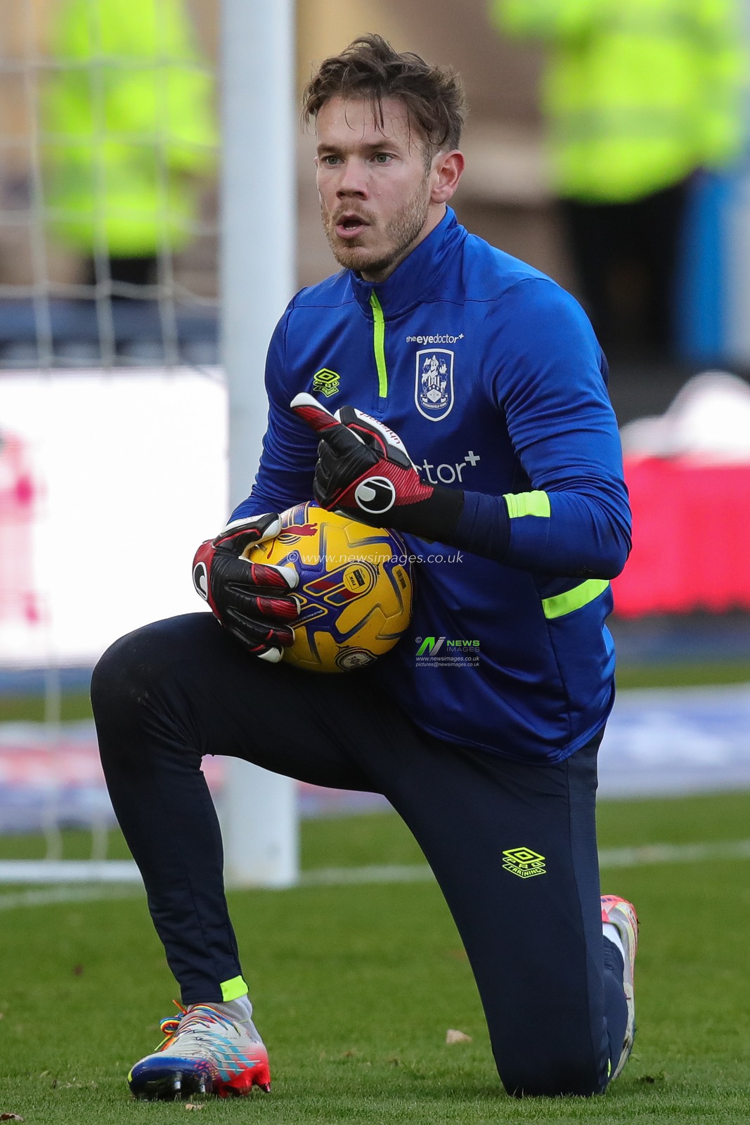 Chris Maxwell #12 of Huddersfield Town during the pre match warm up ahead of the Sky Bet Championship match Huddersfield Town vs Southampton at John Smith's Stadium, Huddersfield, United Kingdom, 25th November 2023

(Photo by James Heaton/News Images)
