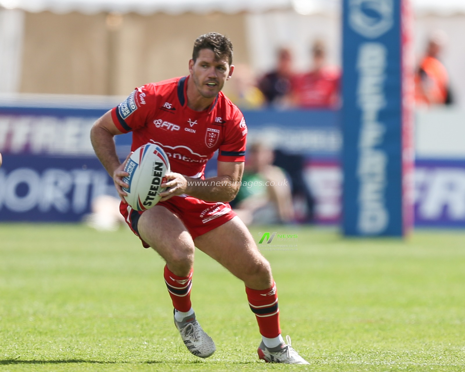 Lachlan Coote #1 of Hull KR in action during the game