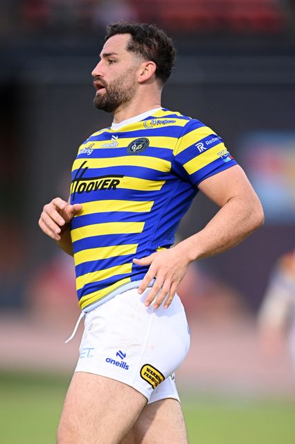 Toby King of Warrington Wolves during the Betfred Super League round 22 match Bradford Bulls vs Warrington Wolves at Odsal Stadium, Bradford, United Kingdom on 08 August 2026

(Photo by Ben Roberts/News Images)