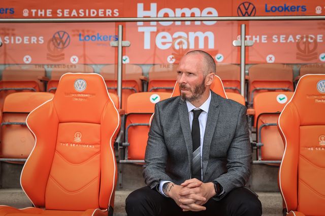 Blackpool FC's newly appointed Head Coach Michael Appleton