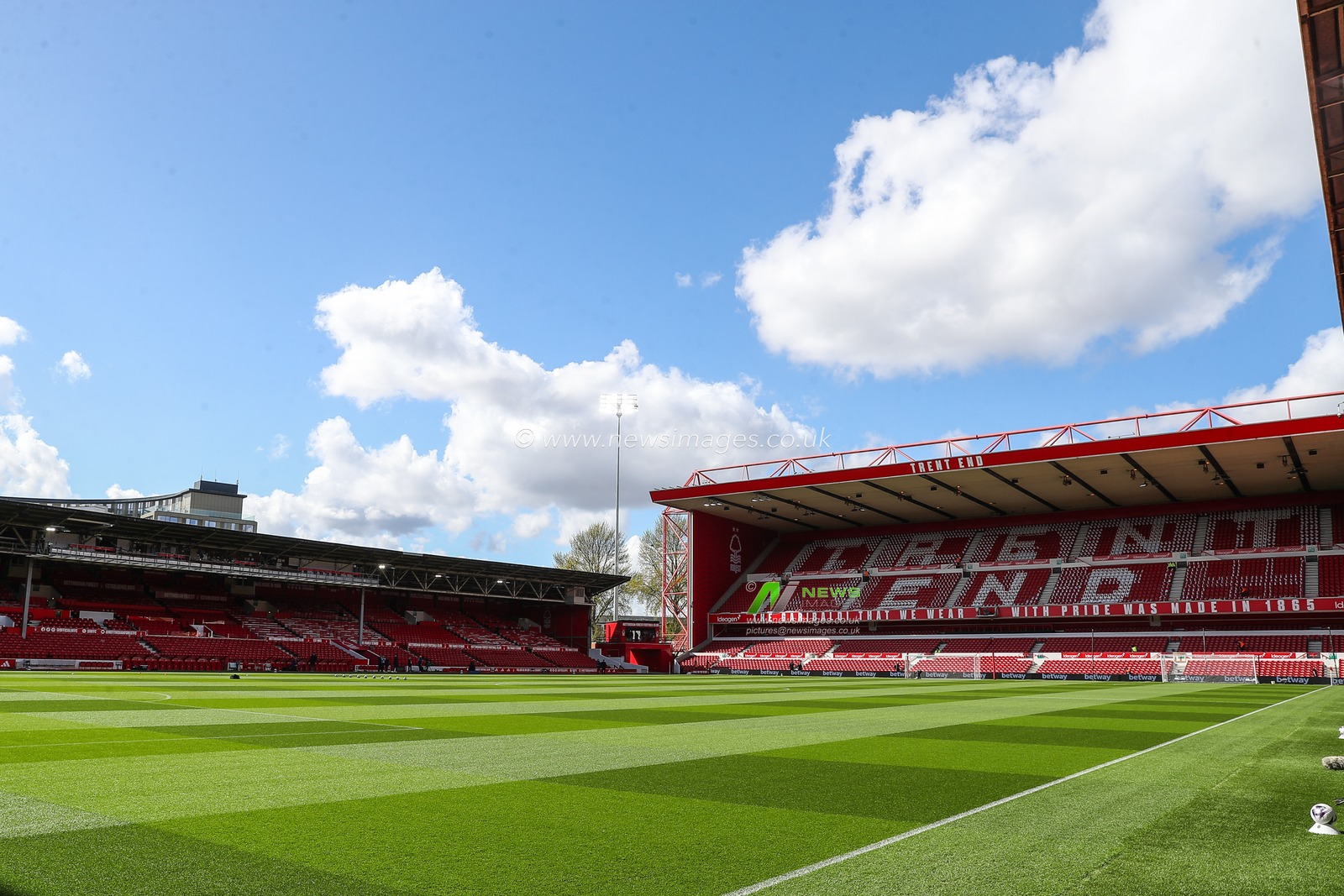 A general view inside of the City Ground, home of Nottingham Forest ahead of the Premier League match Nottingham Forest vs Crystal Palace at City Ground, Nottingham, United Kingdom, 30th March 2024

(Photo by Gareth Evans/News Images)