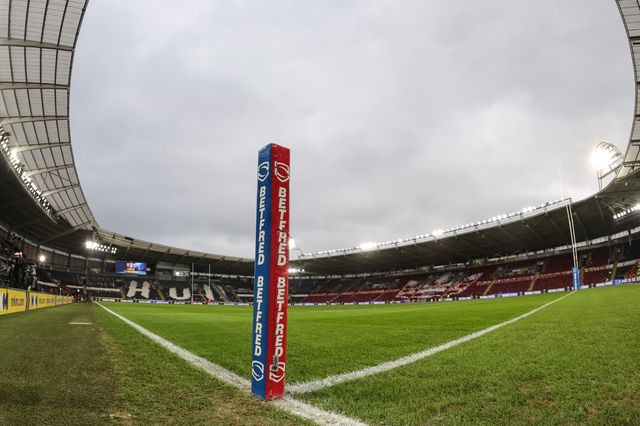 A general view of the MKM Stadium during the World Club Challenge 2026 match Hull KR vs Brisbane Broncos at MKM Stadium, Hull, United Kingdom on 19 February 2026

(Photo by Mark Cosgrove/News Images)