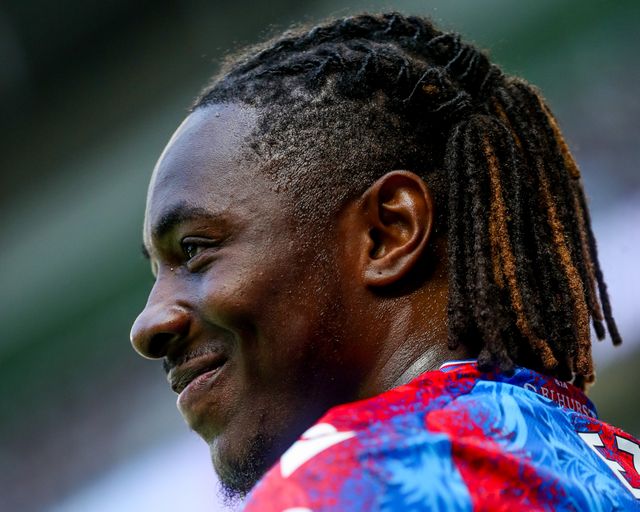 Eberechi Eze of Crystal Palace reacts during the Premier League match Tottenham Hotspur vs Crystal Palace at Tottenham Hotspur Stadium, London, United Kingdom, 11th May 2025

(Photo by Izzy Poles/News Images)