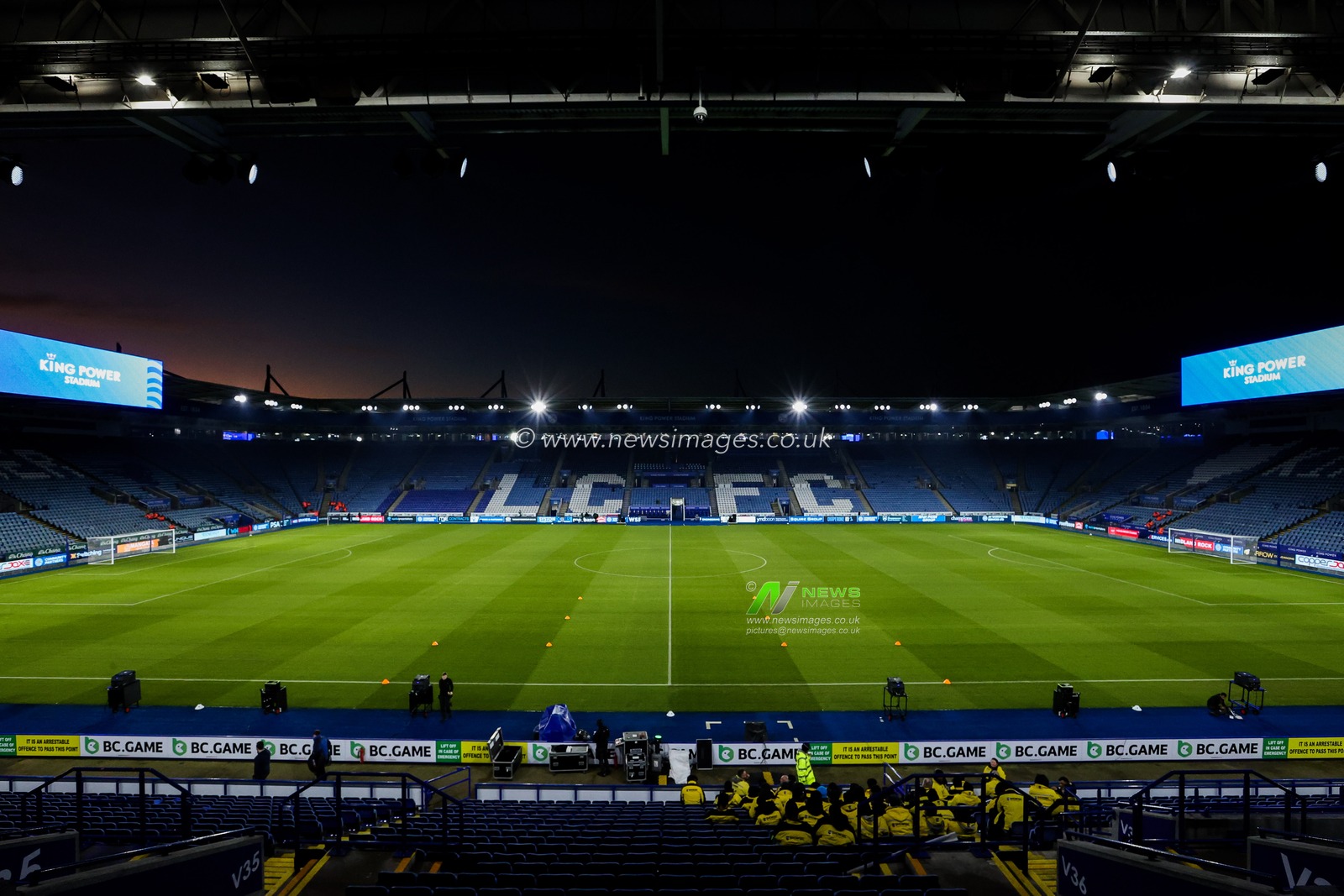 A general view of King Power Stadium prior to the Premier League match Leicester City vs Crystal Palace at King Power Stadium, Leicester, United Kingdom, 15th January 2025

(Photo by Alfie Cosgrove/News Images)