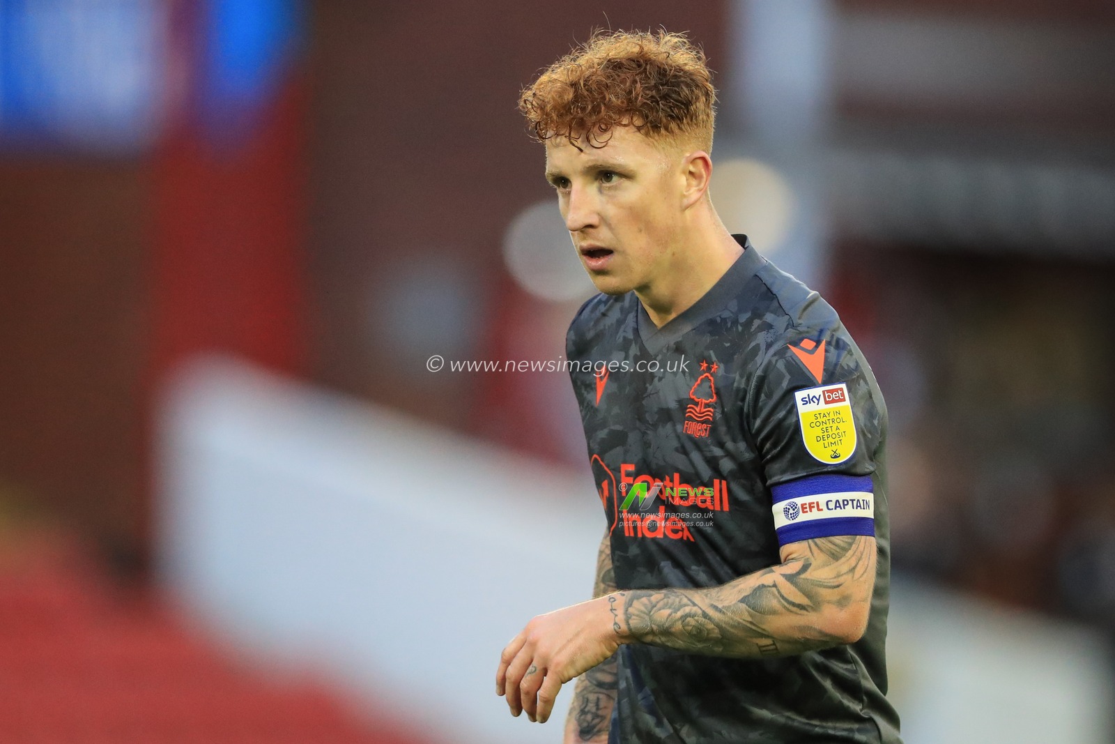 Jack Colback #8 of Nottingham Forest during the game