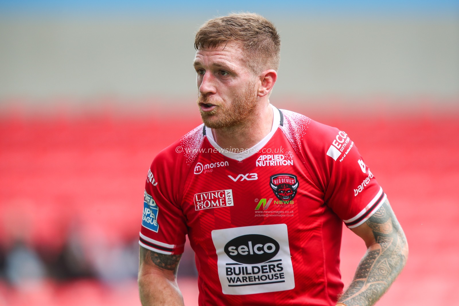 Marc Sneyd of Salford Red Devils during the Betfred Super League Round 13 match Salford Red Devils vs London Broncos at Salford Community Stadium, Eccles, United Kingdom, 2nd June 2024

(Photo by Gareth Evans/News Images)