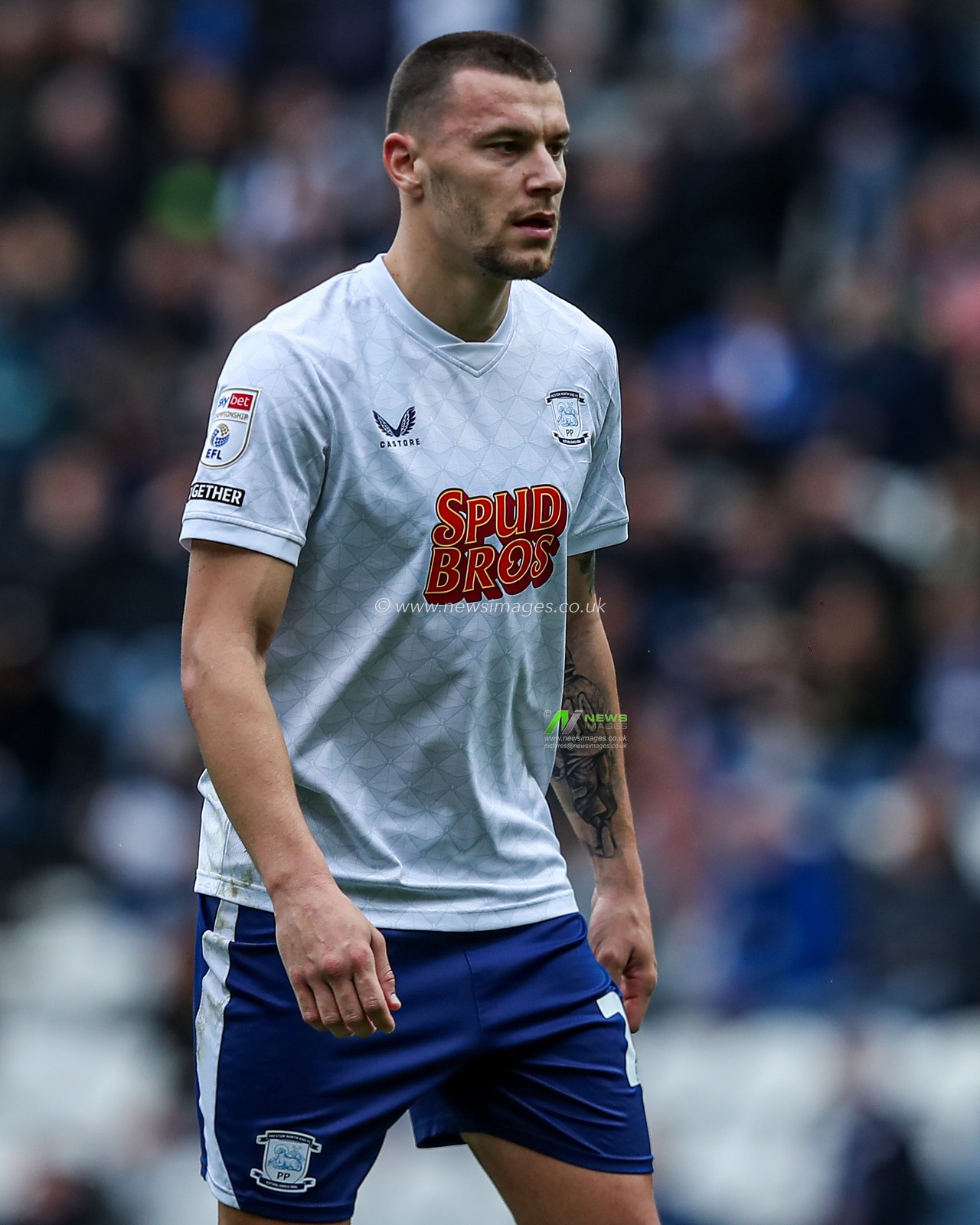 Milutin Osmajic of Preston North End during the Sky Bet Championship match Preston North End vs Bristol City at Deepdale, Preston, United Kingdom, 27th September 2025

(Photo by Jorge Horsted/News Images)