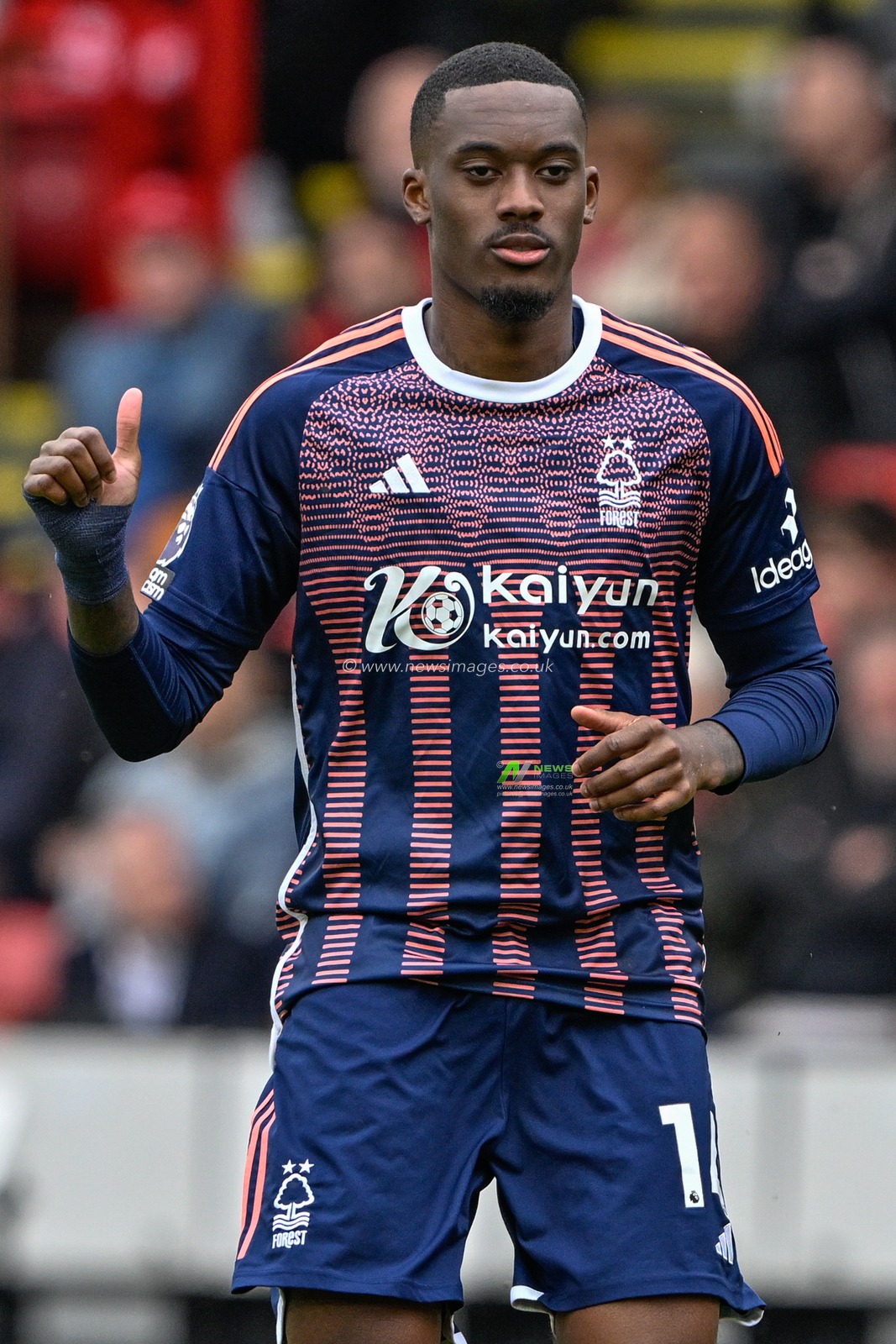 Callum Hudson-Odoi of Nottingham Forest during the Premier League match Sheffield United vs Nottingham Forest at Bramall Lane, Sheffield, United Kingdom, 4th May 2024

(Photo by Cody Froggatt/News Images)