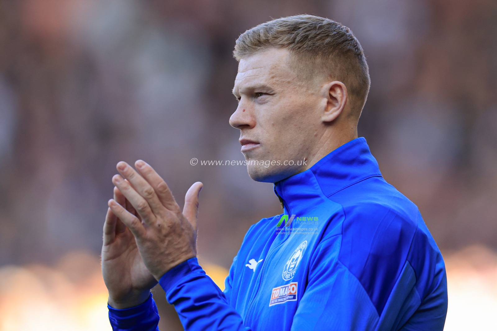 James McClean #11 of Wigan Athletic ahead of the Sky Bet Championship match Sheffield United vs Wigan Athletic at Bramall Lane, Sheffield, United Kingdom, 7th April 2023

(Photo by Conor Molloy/News Images)